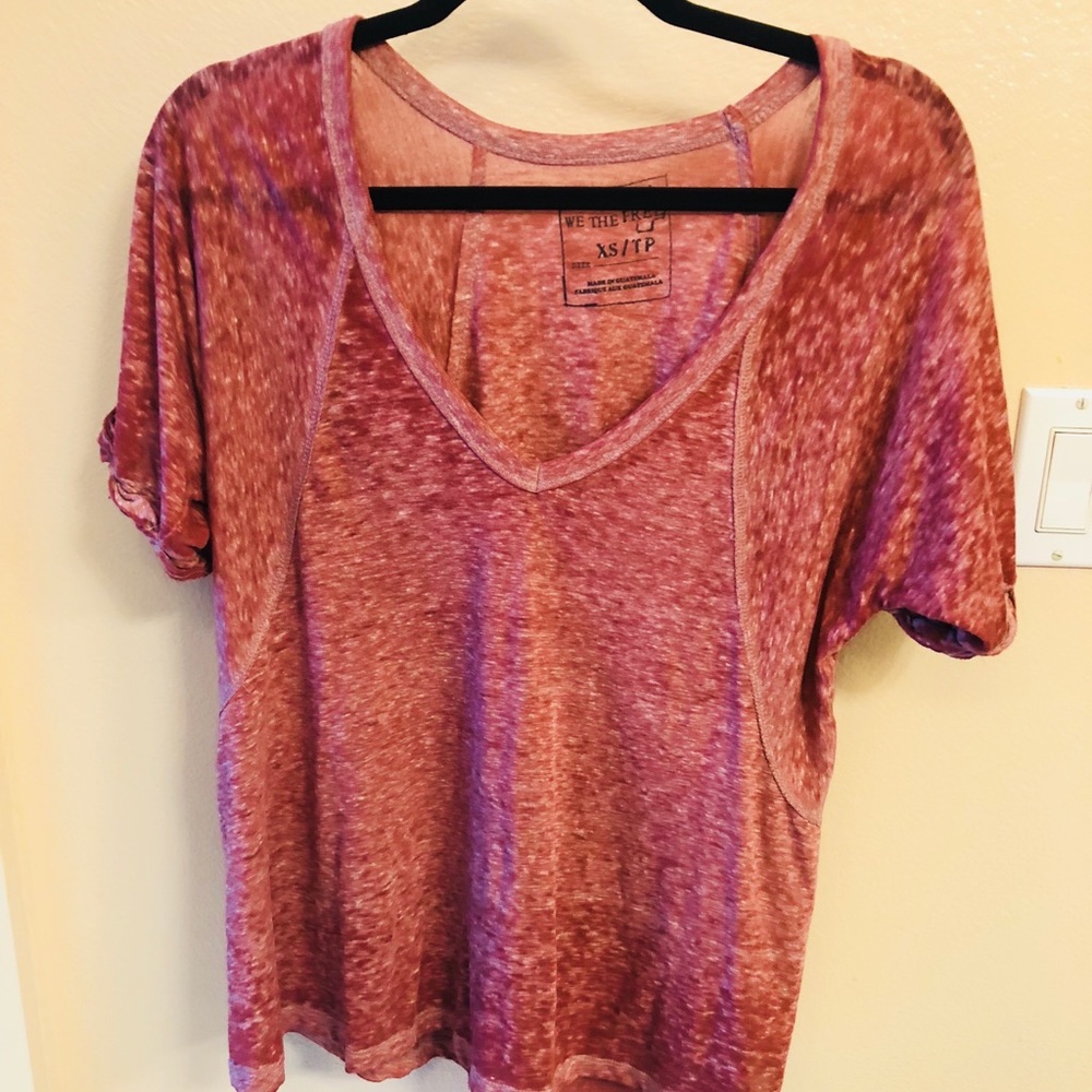 NWOT Free People burnout shirt